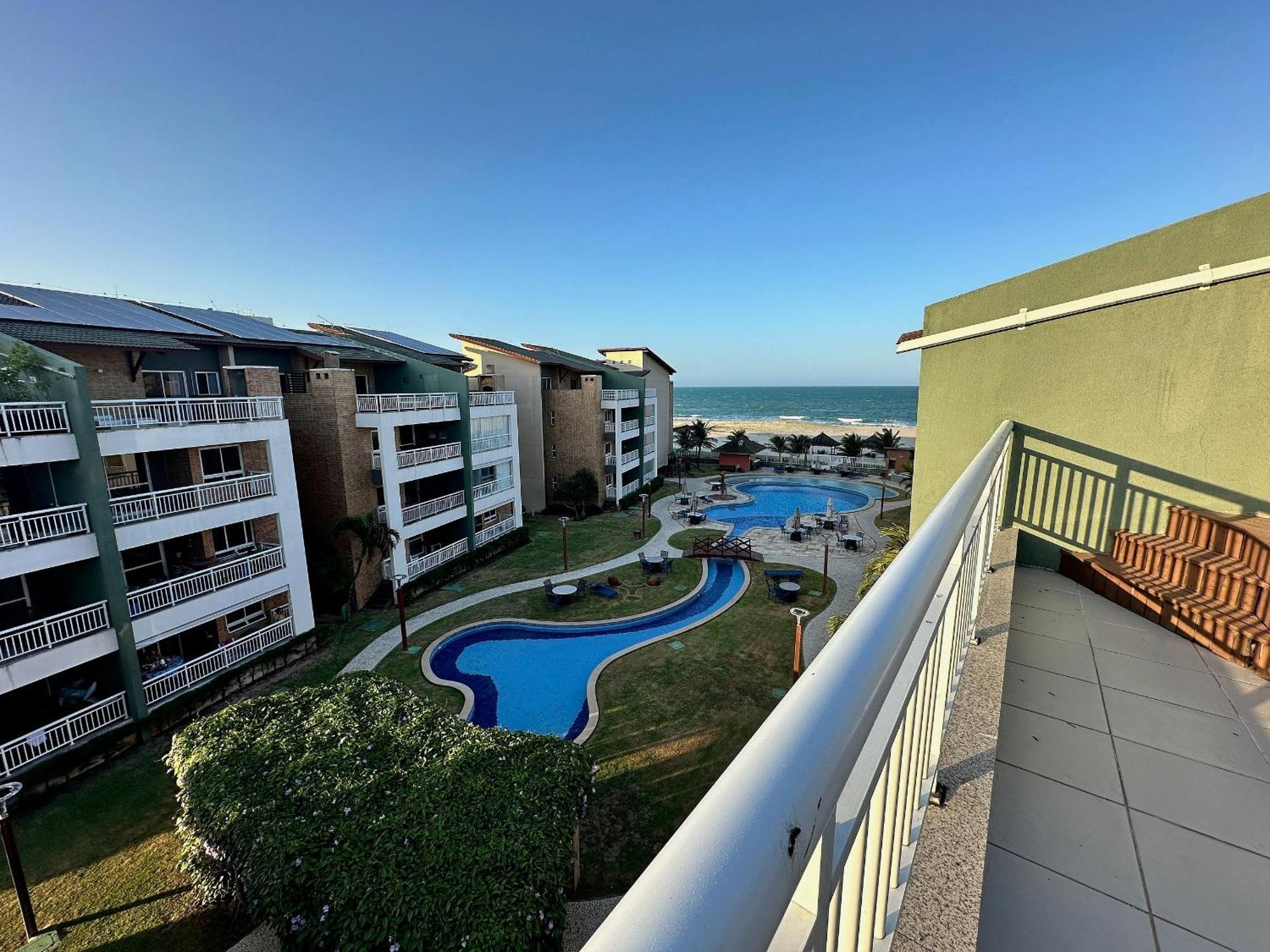 Terramaris - Aptos Vista Mar, Pe Na Areia, Vizinho Ao B Park Aquiraz Exterior photo