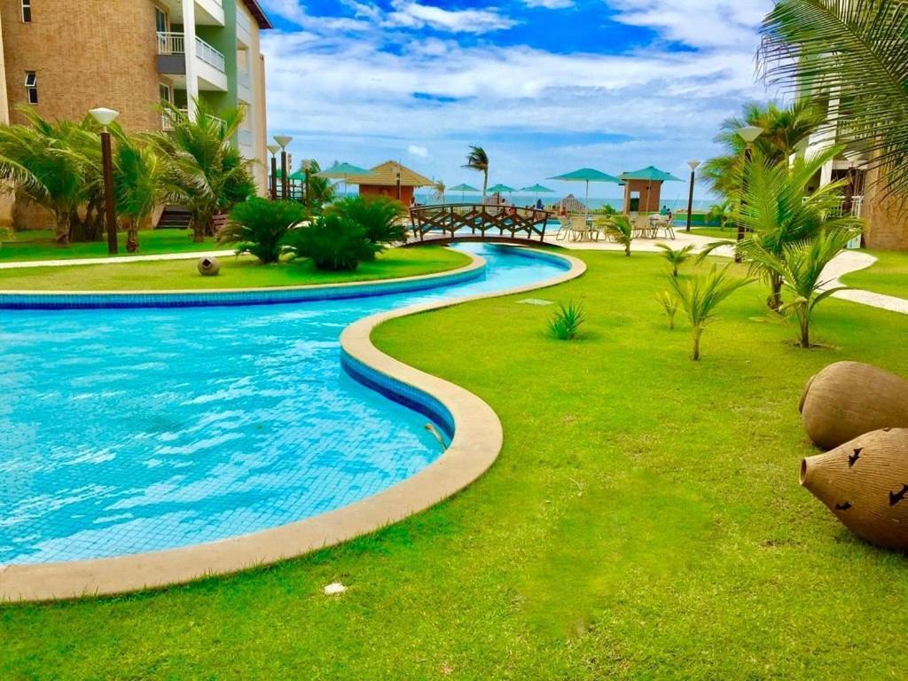 Terramaris - Aptos Vista Mar, Pe Na Areia, Vizinho Ao B Park Aquiraz Exterior photo